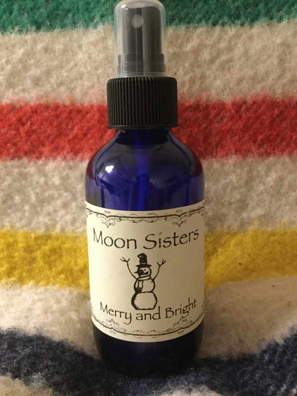 Holiday aromatherapy spray