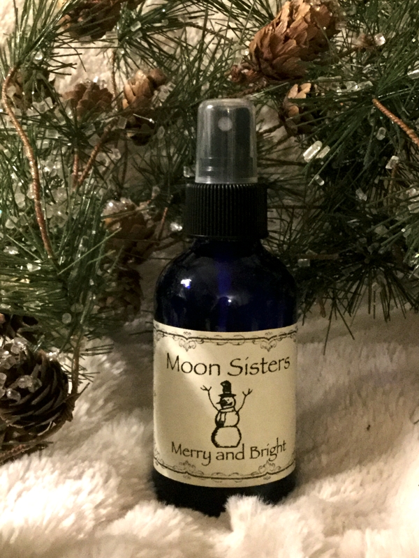 Holiday aromatherapy spray